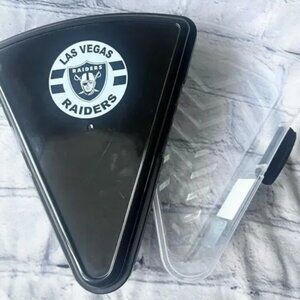 vintage Raiders NFL Plastic Bucket, 2 Cups, Pizza & Snack Container